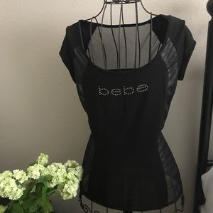 Bebe Black Top sz S